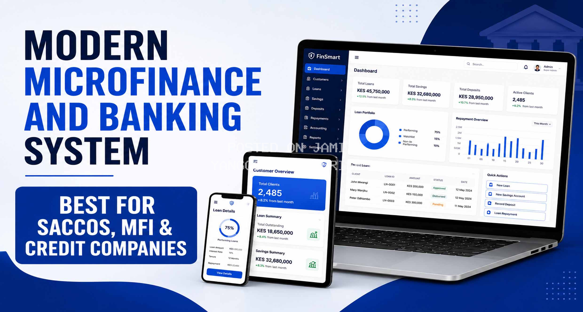 Microfinance & Loan Management System image 2